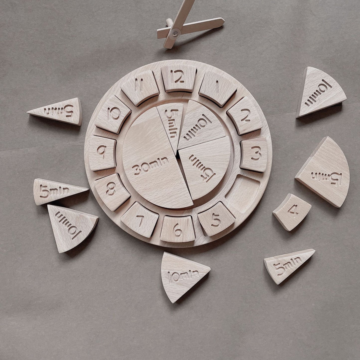 Clock for teaching